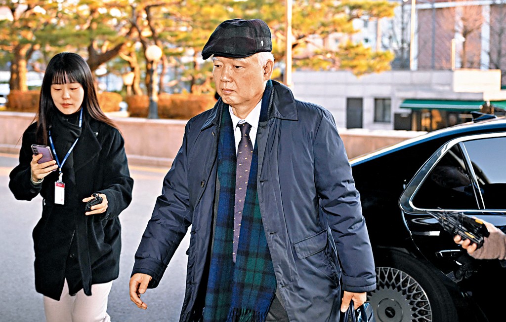 主審法官鄭亨植昨日抵達憲法法院。