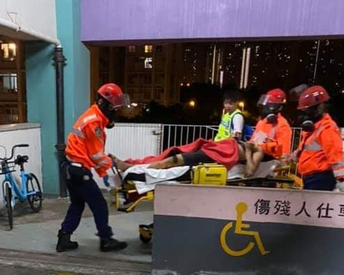 科大男生墮樓被送院。資料圖片