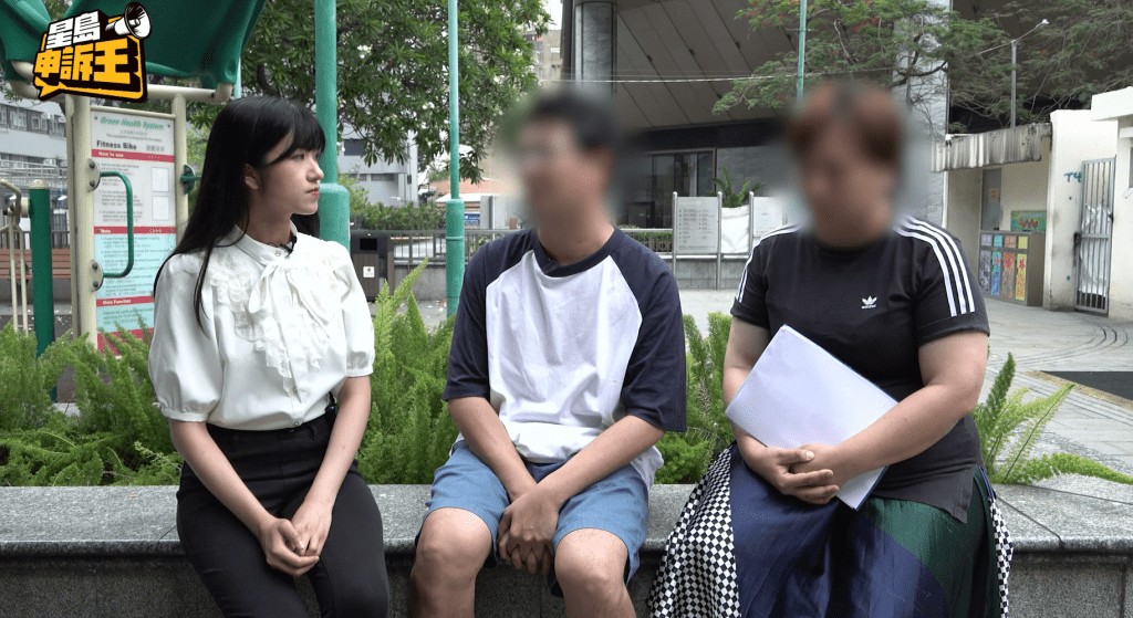 受害家長陳小姐（右）認為，Michelle是處心積慮欺騙她們。