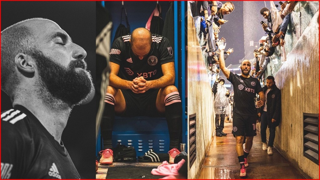 国际迈阿密在美职季后赛出局，希古恩职业生涯终结。网上图片