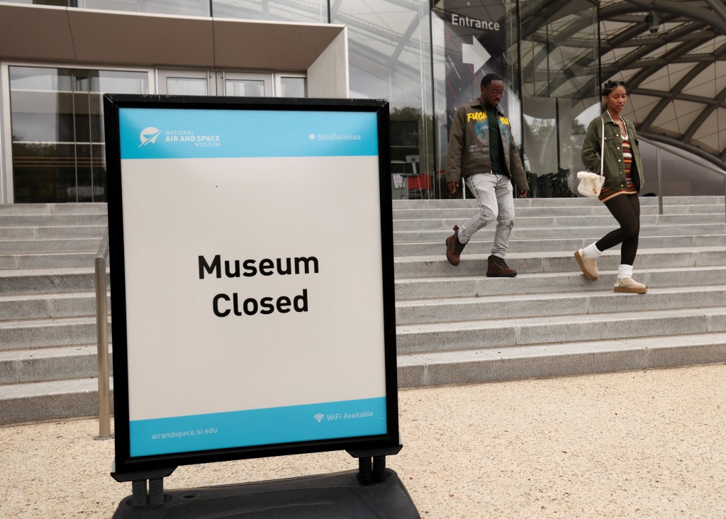 全美多家博物馆关门。路透社