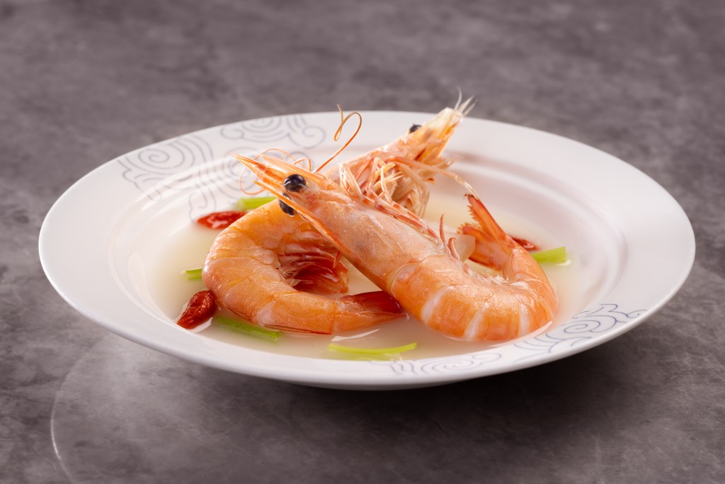 堂灼花雕天麻醉翁蝦