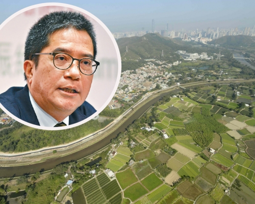 黃偉綸(小圖)透露已陸續有業權人查詢土地共享先導計劃。 資料圖片