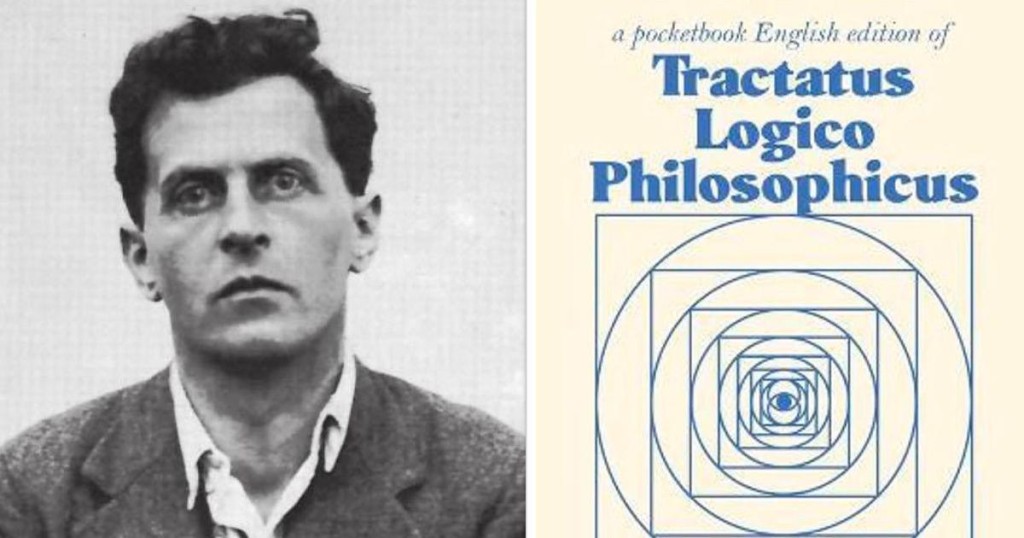 維根斯坦在1921年出版的《邏輯哲學論》（英文：Tractatus Logico-Philosophicus）
