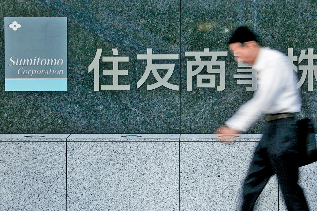 巴郡據報已將日本住友商事持股比例，提高至10.05%。
