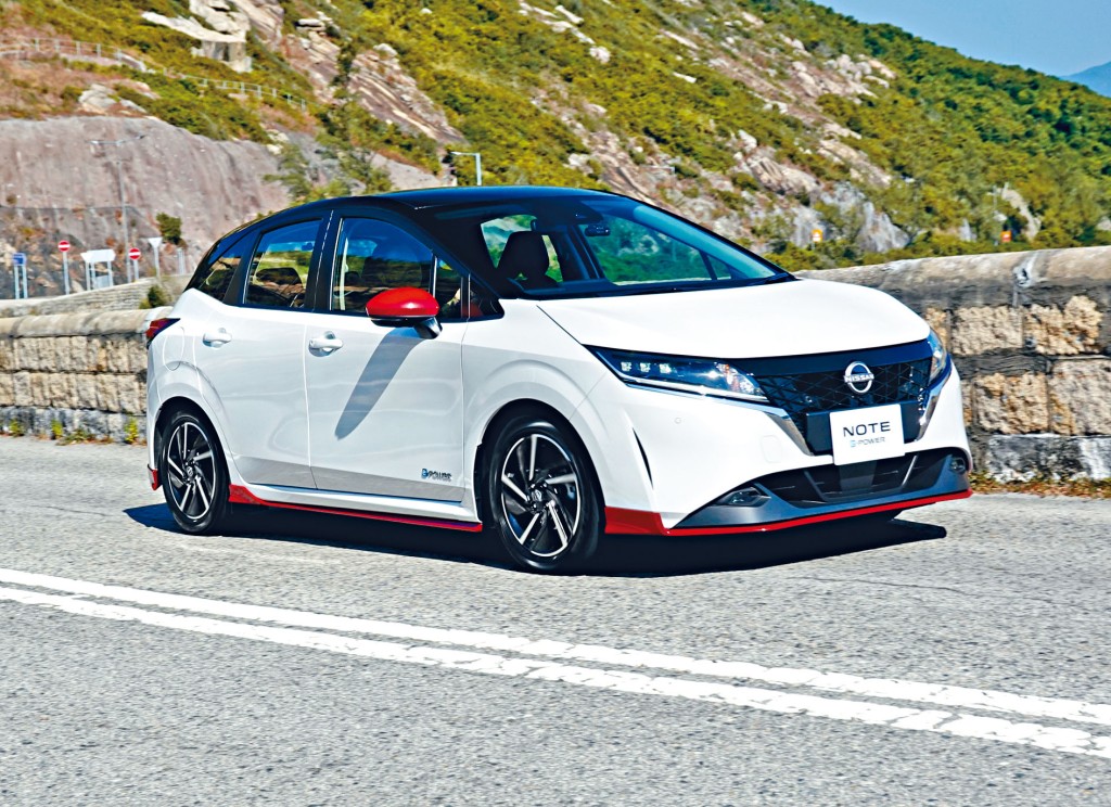 ●Note e-Power加入Sprint Kit-Redline配飾,外貌悅目吸引。