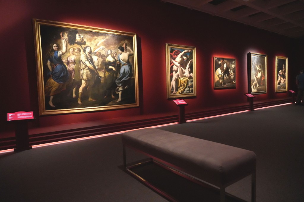 展覽精選了四十幅來自卡波迪蒙特博物館的巴洛克畫作珍藏。