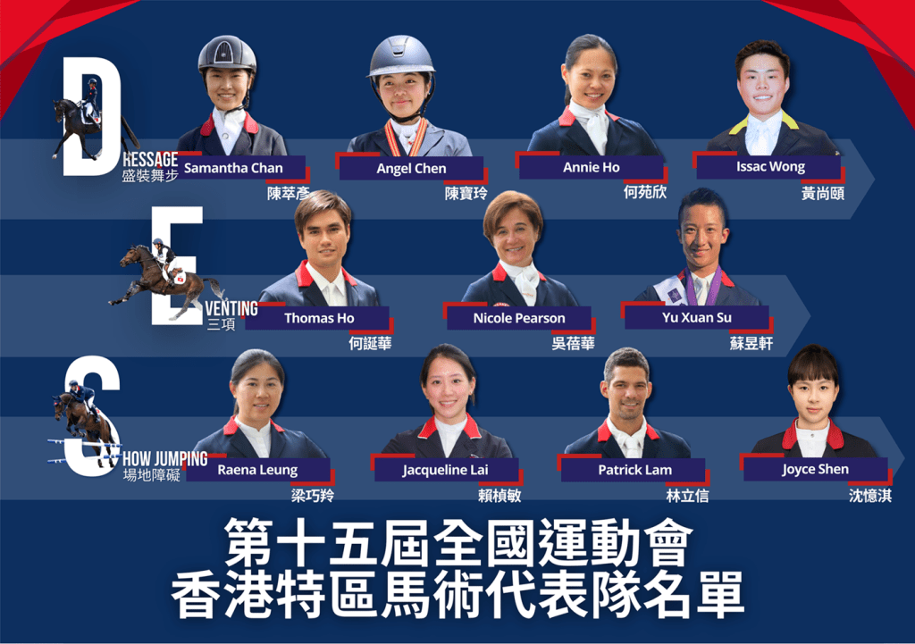 本屆共有11對人馬組合參與，陣容強大、創歷屆之最。馬會提供