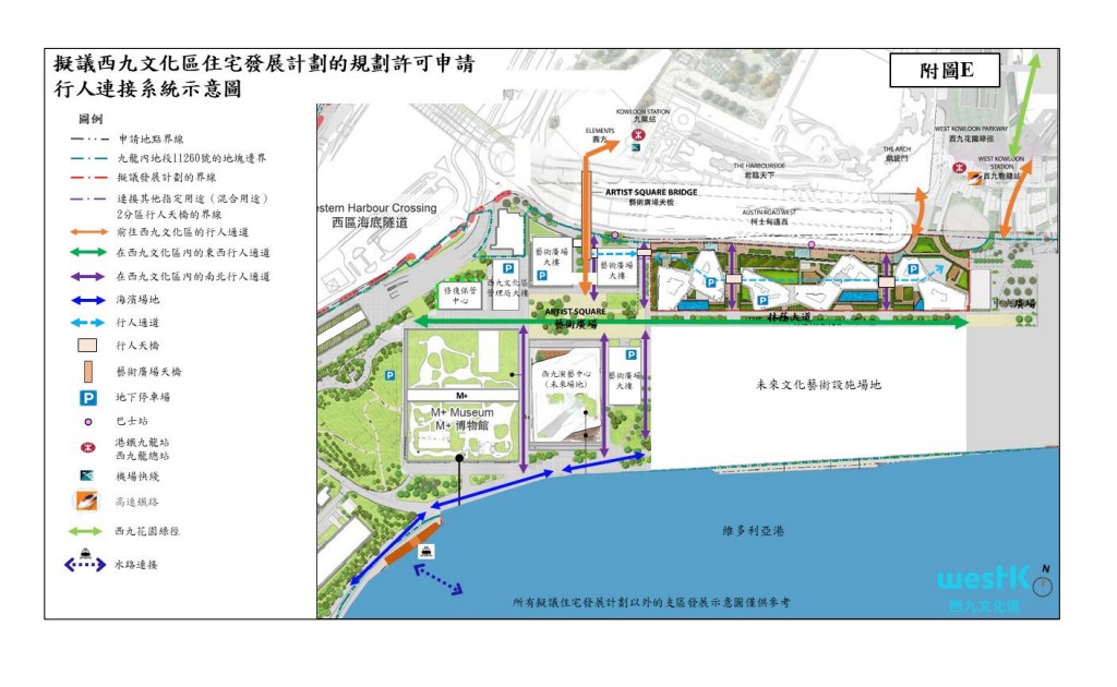 西九管理局計劃於今年第一季向城規會提交規劃許可申請。