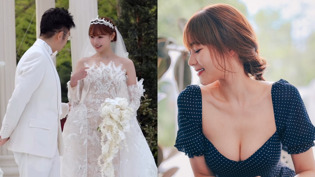 「最美設計師」簡幗儀閃婚神秘老公首曝光 穿自家設計婚紗出嫁群星祝賀