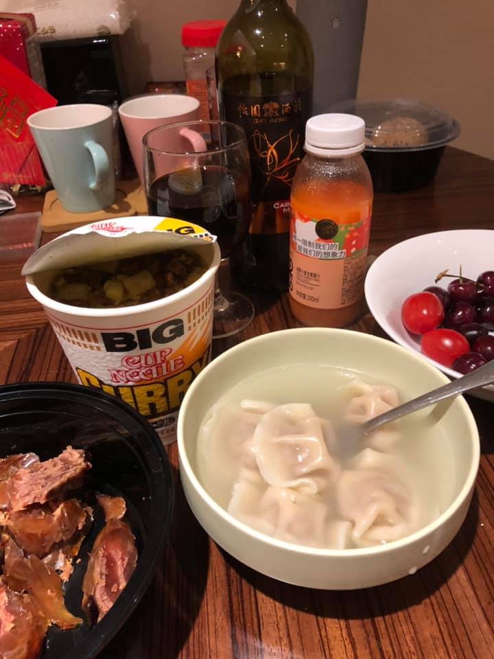 馮浩賢在fb分享在武漢的生活點滴。馮浩賢fb圖片