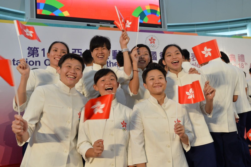 本港將派出580名運動員、共800人的代表團參與亞運會，是歷來最多。盧江球攝