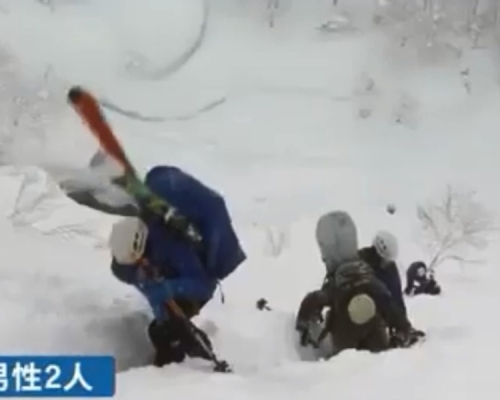 兩人獲救時清醒,但其中一人身體較虛弱。
北海道ニュースUHB截圖