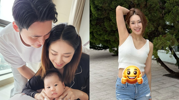 蔡明思曝光剖腹誕B長疤痕。