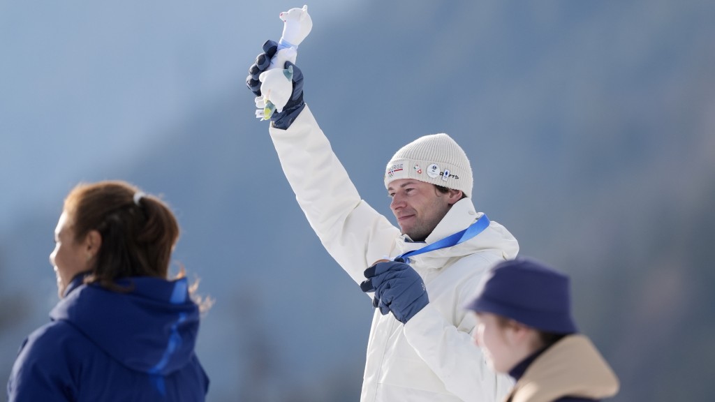 挪威名將萊格雷德首次奪得個人冬奧銅牌。 美聯社
