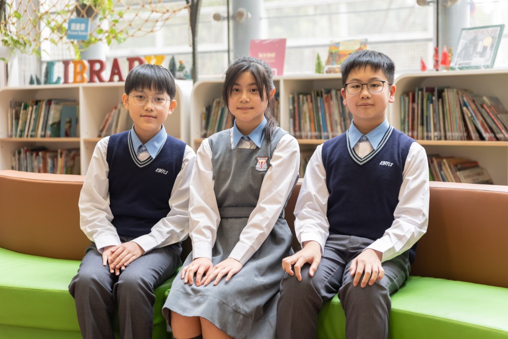 （左至右）黃梓熙、黃一翹、陳榮焌（圖片來源：《親子王》）