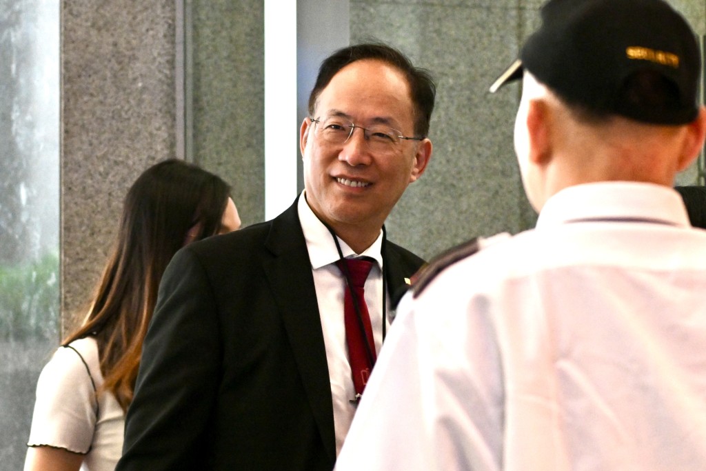 浸大校長衞炳江。劉駿軒攝 浸大校長衞炳江。劉駿軒攝