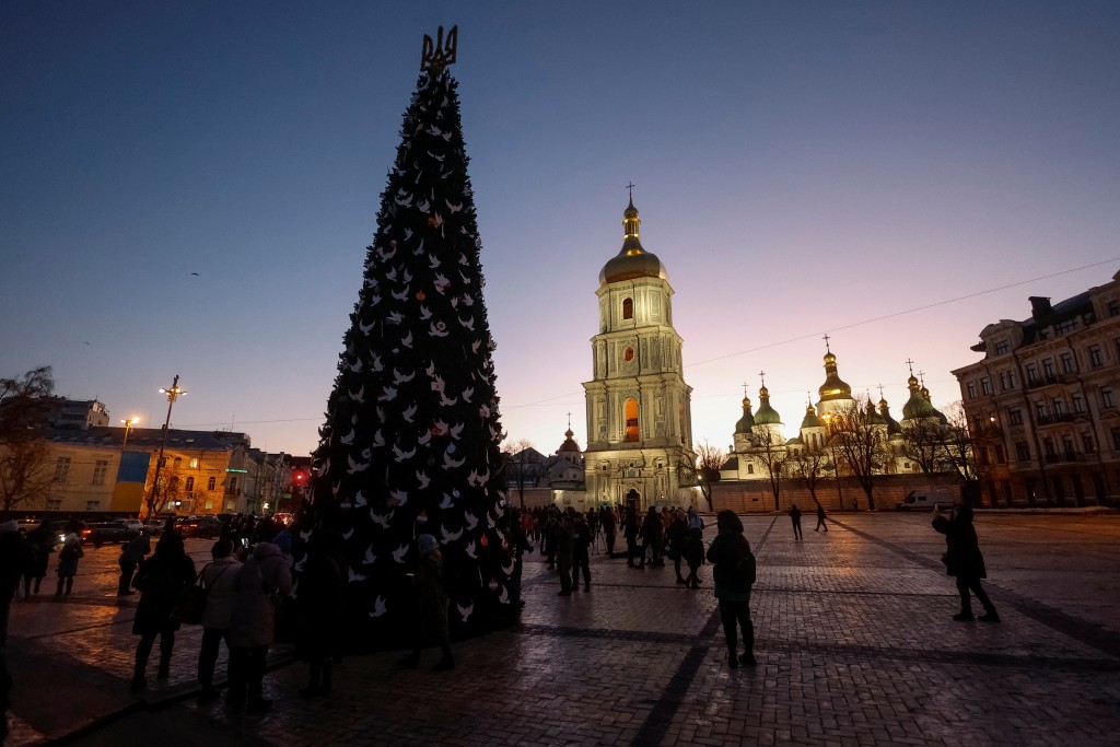 基辅市长克里切科说，不会容许俄罗斯「偷走」乌克兰小孩子的圣诞气氛。路透