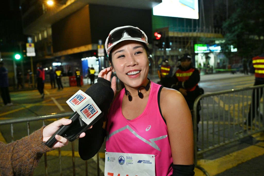 首度參加半馬的李小姐表示，已訓練近半年，冀挑戰自我，在2小時內完成項目。蘇正謙攝