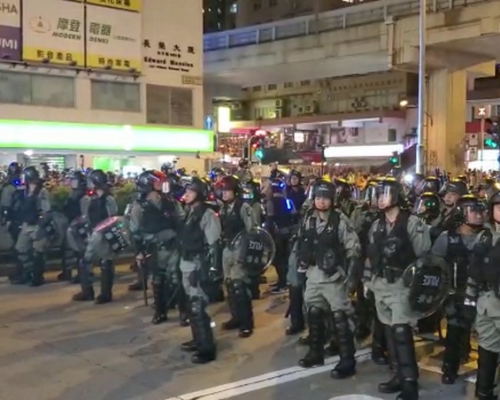 一名市民入稟指警方當日施加不合法武力。資料圖片