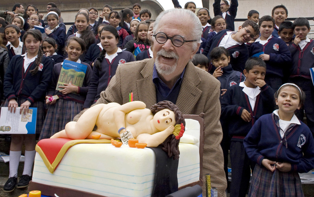 哥倫比亞藝術家費蘭度博特羅(Fernando Botero)逝世,終年91歲。美聯社