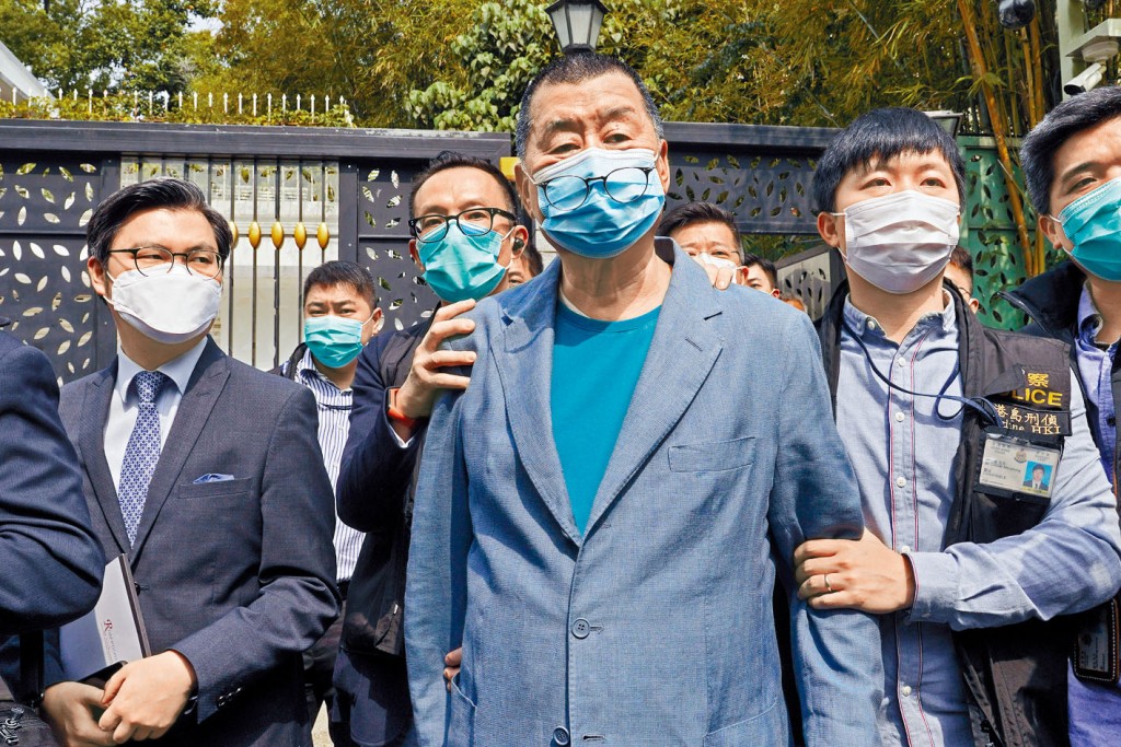 律政司曾去信黎智英（圖）指其司法覆核沒有勝訴機會，但黎無理地堅持訴訟。