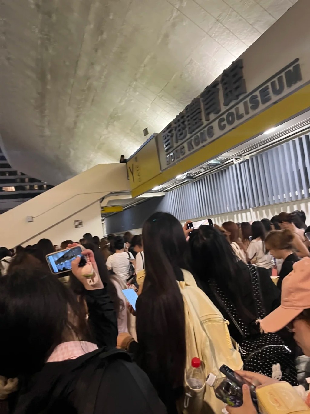 昨日（29日）李昊演唱會完結後，紅館散場逼爆。小紅書圖片