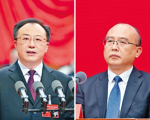 吴政隆（左）任江苏书记，许勤（右）主政黑龙江。