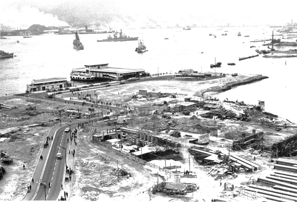 第二代灣仔碼頭（攝於1970年）