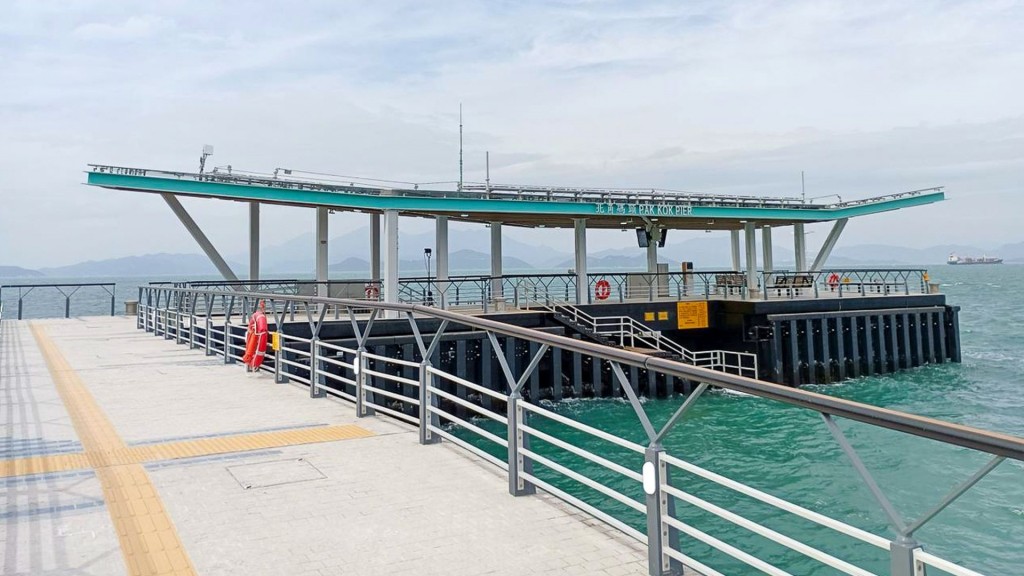 改善後的南丫島北角碼頭。甯漢豪網誌圖片