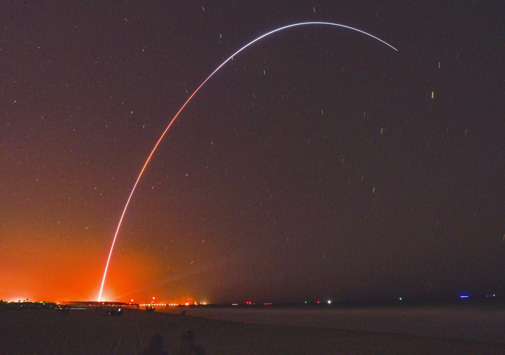 全球首支3D打印的火箭「人族1號」（ Terran 1）成功發射升空。AP