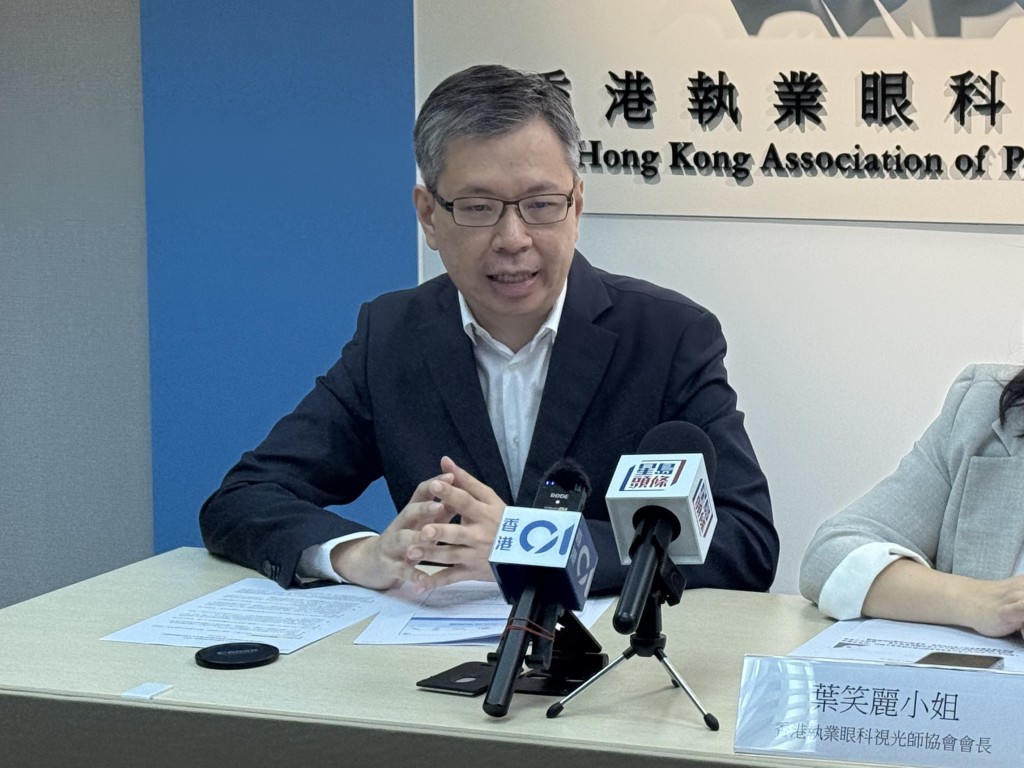 眼科專科醫生湯文傑。何姵妤攝 眼科專科醫生湯文傑。何姵妤攝