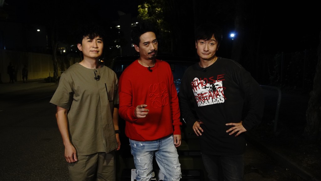 Eric Kwok亮相小方及Donald的《鬼上你架車2》節目。