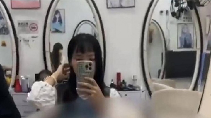 深圳一名女子因瀏海被剪壞氣得報警，指遭店員嘲笑及侮辱。網上圖片