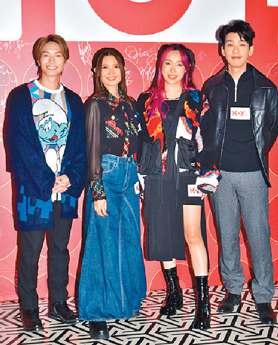 ■陳柏宇、黃妍、葉巧琳及林奕匡亦有出席活動。