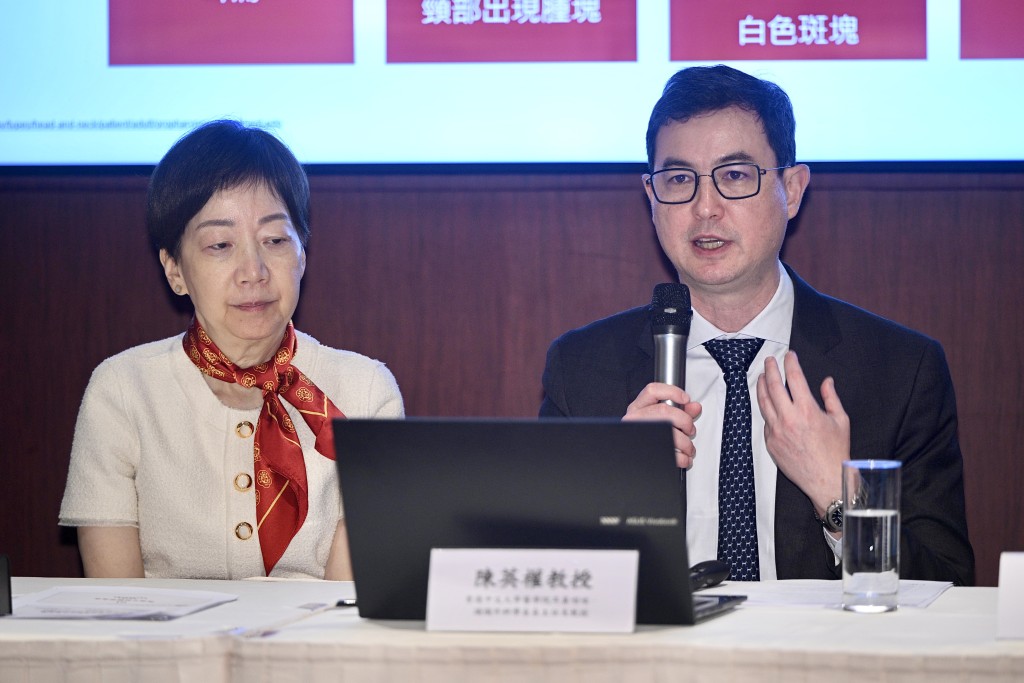 陳英權指出,近年本港由HPV引致的口咽癌比例急升。 陳英權指出,近年本港由HPV引致的口咽癌比例急升。