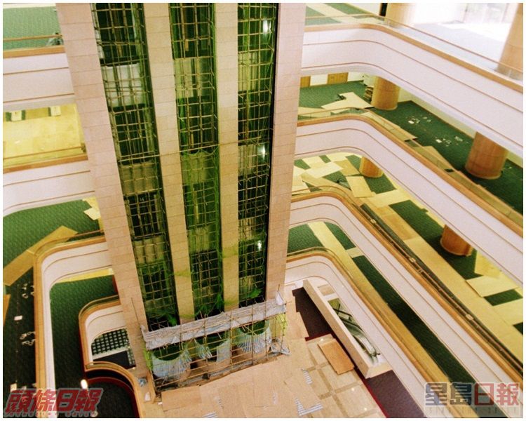 裝修中的中央圖書館。資料圖片