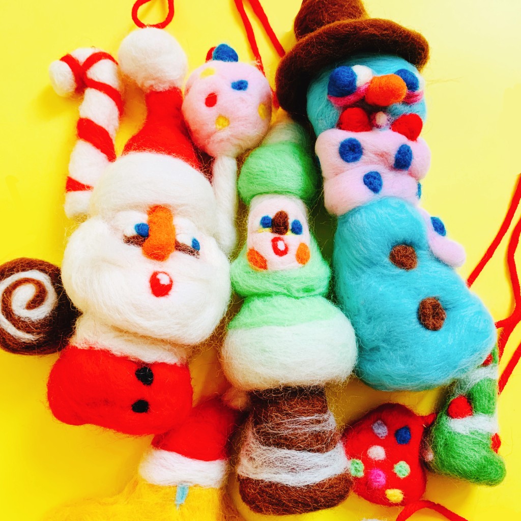 ISATISSE-聖誕羊毛氈吊飾工作坊（圖片來源：誠品）