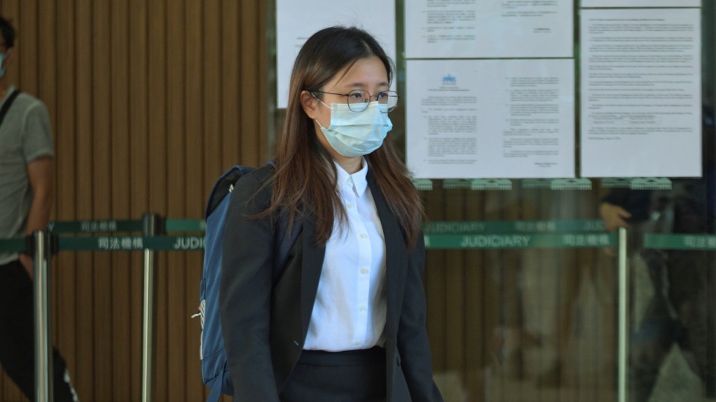 社工林曉樺早前阻差辦公及拒示身分證兩罪罪脫。資料圖片