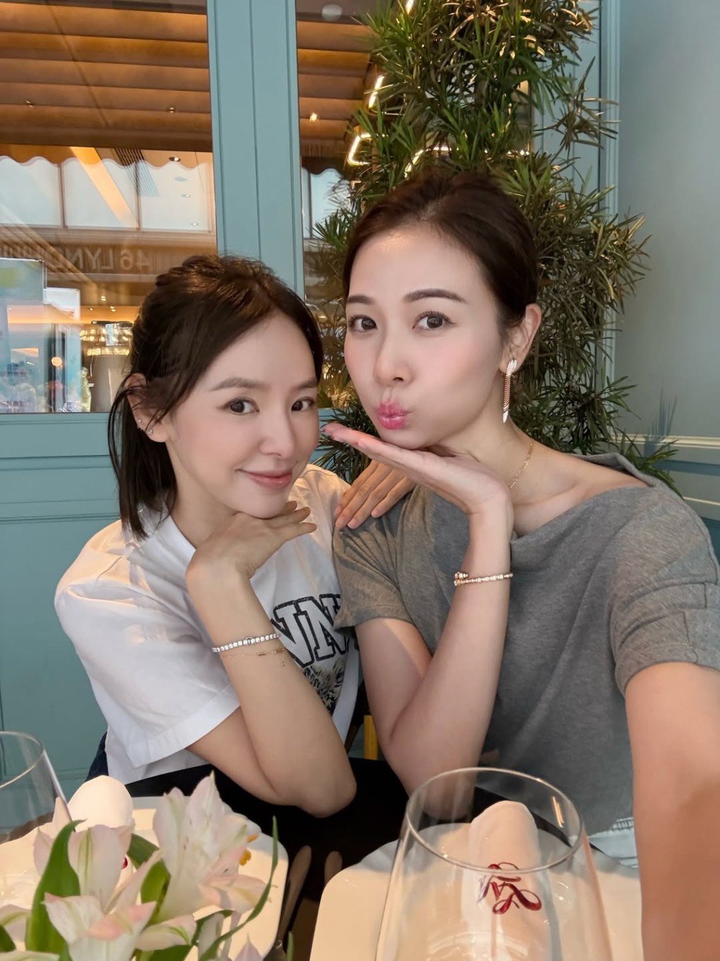 楊秀惠於社交平台分享多張合照與影片。 楊秀惠於社交平台分享多張合照與影片。