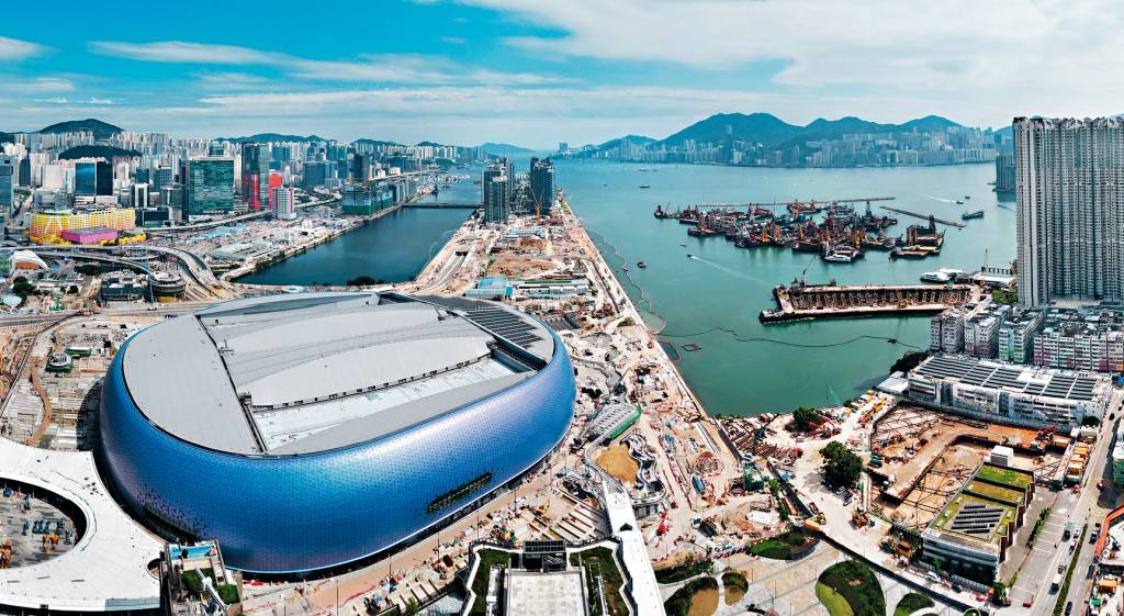 政府計劃將啟德體育園鄰近延伸的海濱，打造成美食海灣。