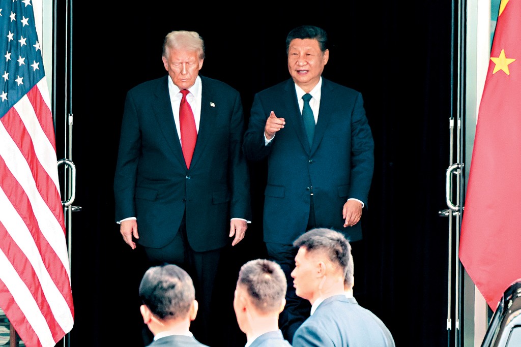 特朗普與習近平今年10月在南韓會晤。