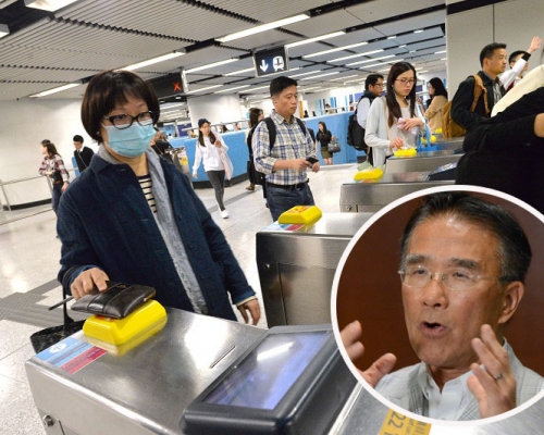 田北辰要求港鐵4月起的3個月都要將票價減半。 資料圖片