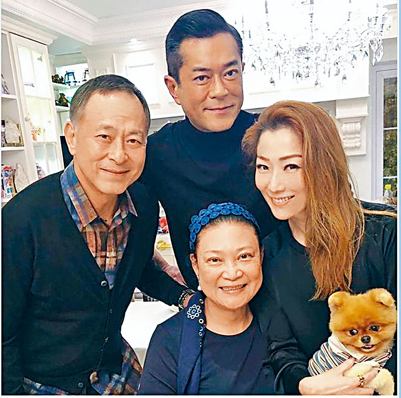 ■Sammi和古仔跟杜琪峯太太慶生，古仔被網民指似杜sir兒子。