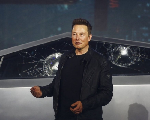特斯拉行政總裁馬斯克Elon Musk。AP資料圖片
