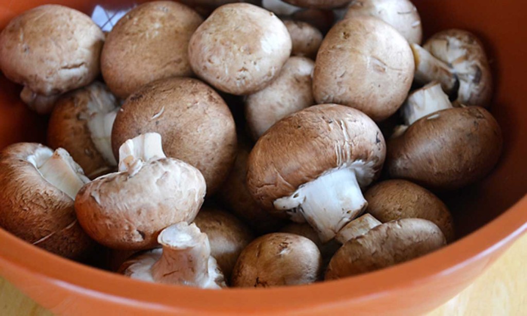 蘑菇容易夾雜很多沙石。網上圖片