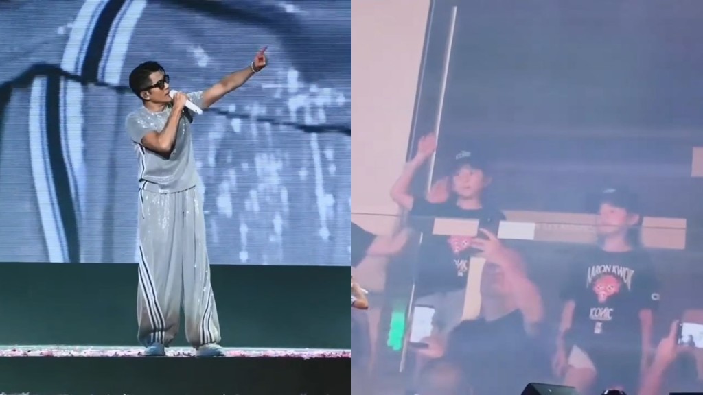 郭富城兩名女兒正面罕曝光  深圳演唱會三父女同場熱舞〈Baby Shark〉  完美複製招牌動作