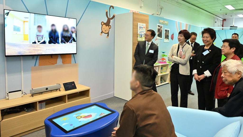 惩教署设于赤柱监狱的亲子中心今日正式启用。政府新闻处