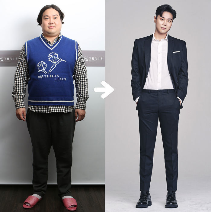 以往劉在煥曾是一名肥仔，他在2019年決心減肥。