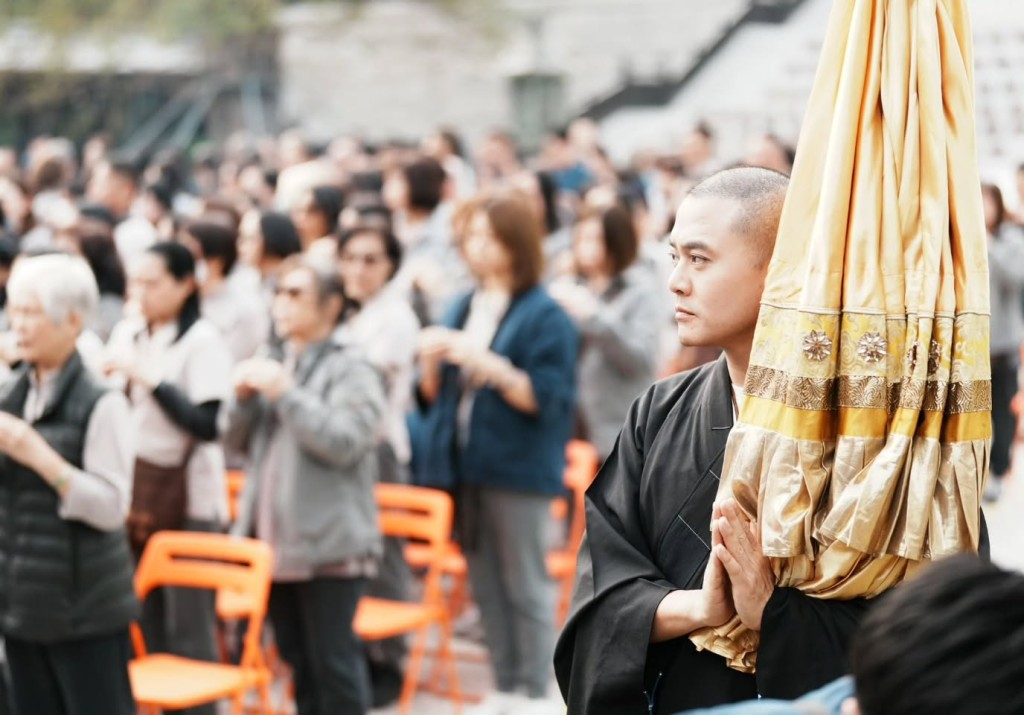 詹朗林近日出席佛教活動。